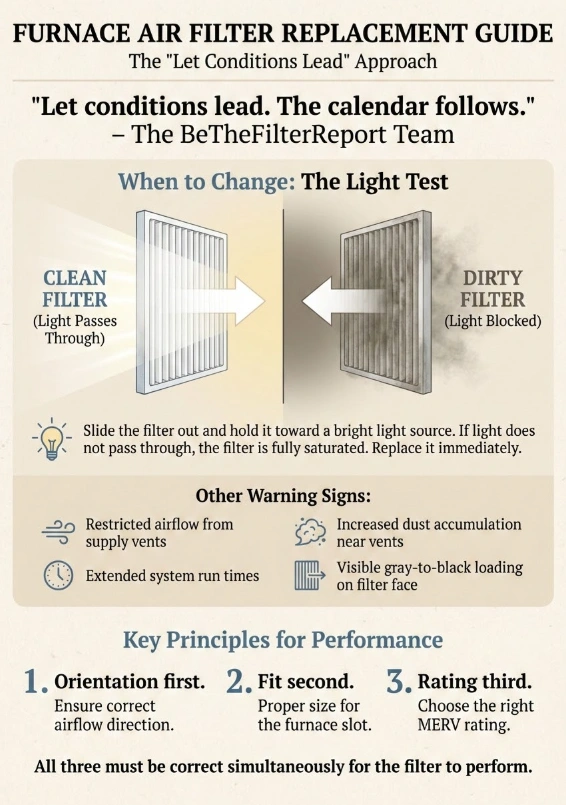 How to Change a Furnace Air Filter for Peak Efficiency Fast 2 Infographic of "How to Change a Furnace Air Filter for Peak Efficiency Fast"